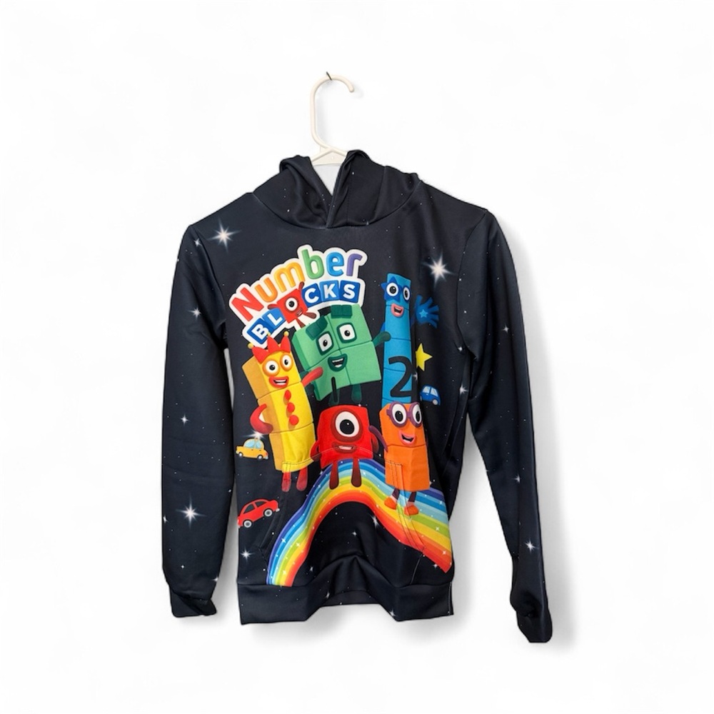 Number Blocks kids hoodie